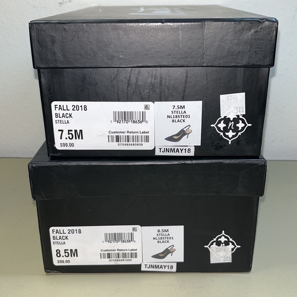 Brand new  Nanette Lepore Selena Pump Women's black shoes heels retail $99 - Picture 8 of 8